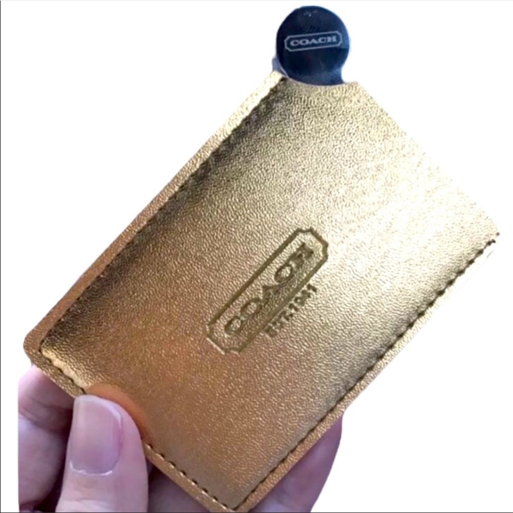 Coach Compact Mirror Case Makeup  Travel Size OS